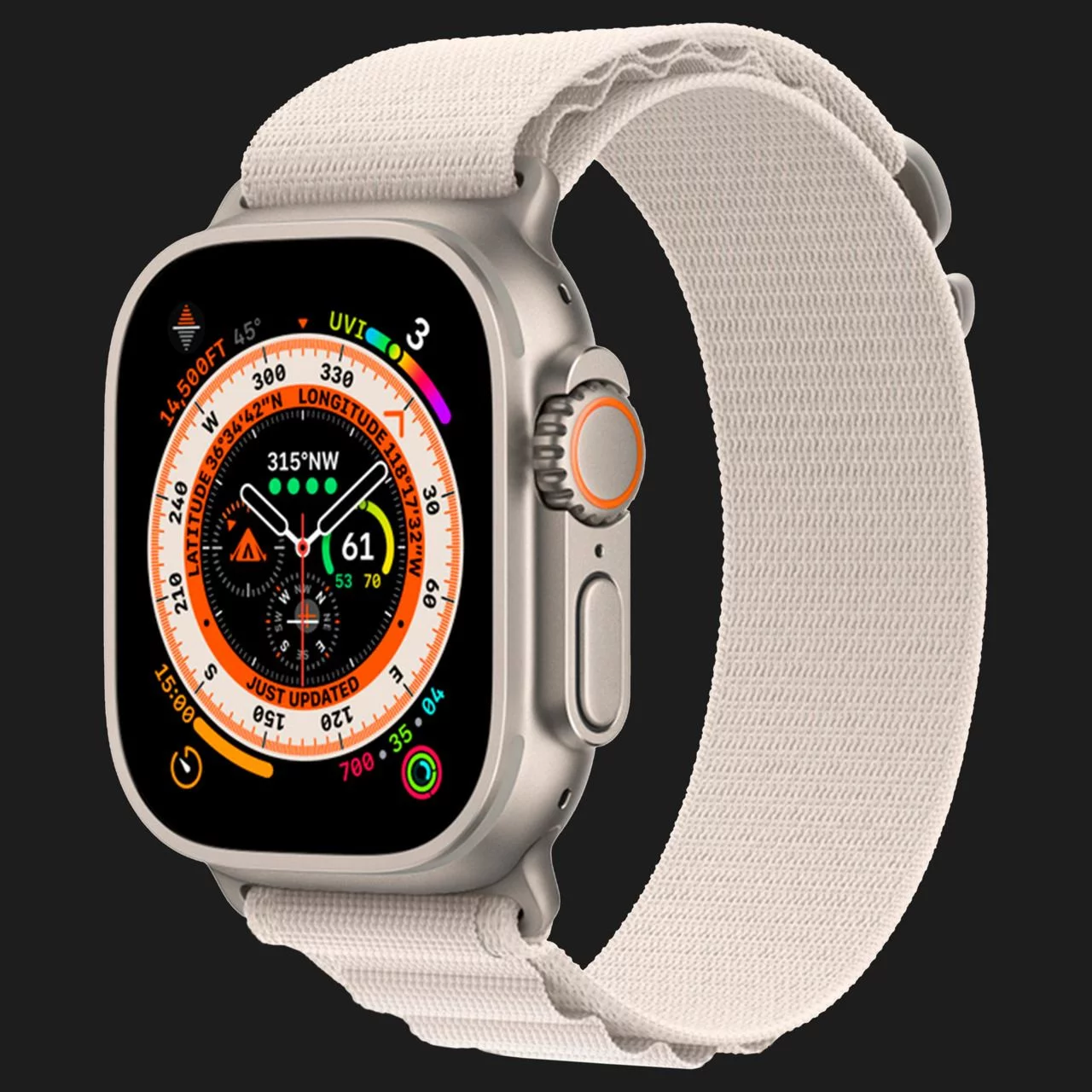 Купить Apple Watch Ultra 49mm Titanium Case with Starlight Alpine 